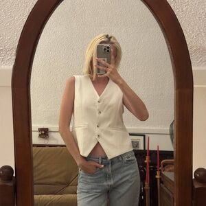White Jacket Vest